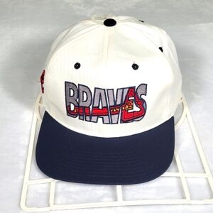 Atlanta Braves Vintage New With Tags Hat Snapback Baseball #1 Apparel Fans Sport